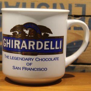 Vintage Ghirardelli San Francisco Coffee Cup 3 1/2